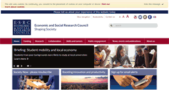 Desktop Screenshot of esrc.ac.uk